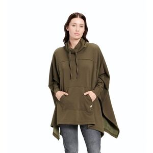 UGG Olive Green Fleece Poncho, Size XL